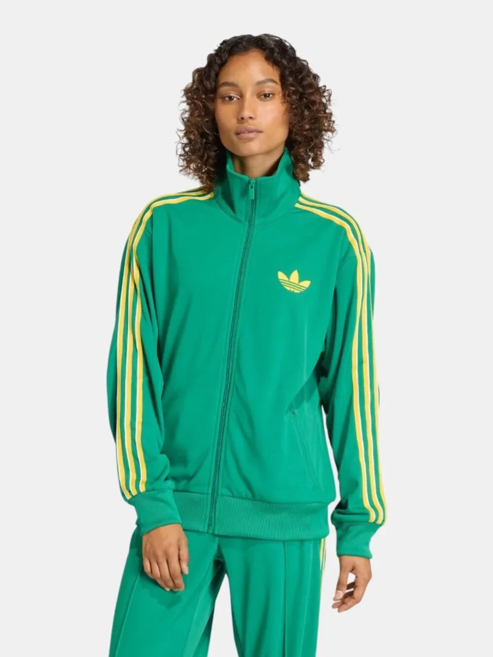 NWT ADIDAS ORIGINALS FIREBIRD TRACK SUIT SET TRACK TOP & PANTS GREEN KD7987 KD36 - Picture 3 of 12
